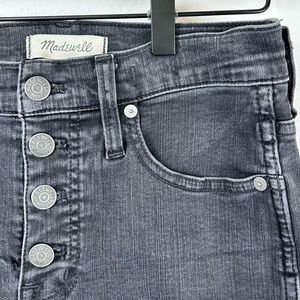 Madewell High Rise Skinny Jean with Button Fly 26 petite